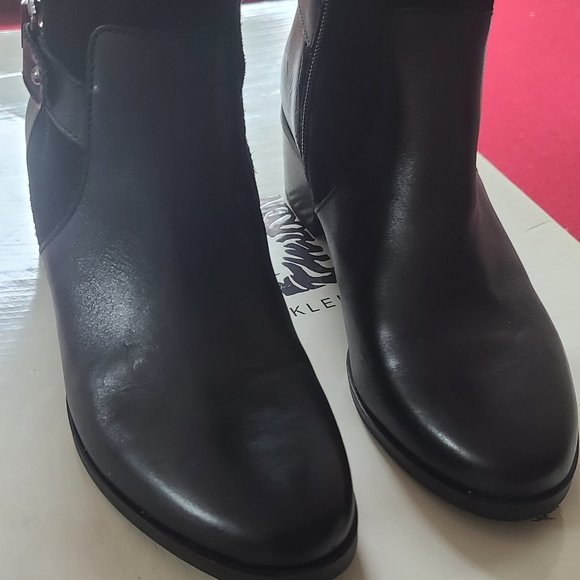 $100 OFF ✅ Anne Klein AK Suede Riding Boots 8.5M Wide Calf ✨ NIB - Picture 6 of 16